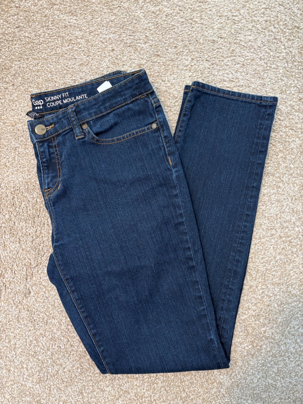 GAP Women’s Skinny Fit Jeans Mid Rise Stretch Denim 8/29L 30” Inseam